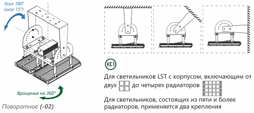 Вариант крепления
